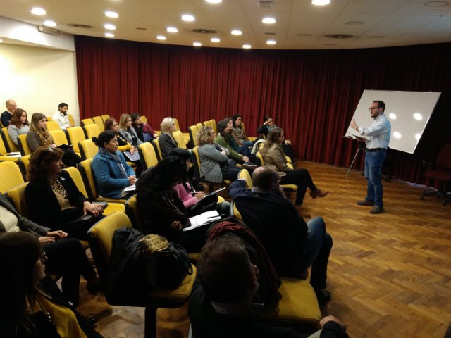 Bioq. Esp. César Collino, director del CADAP, durante las Jornadas.